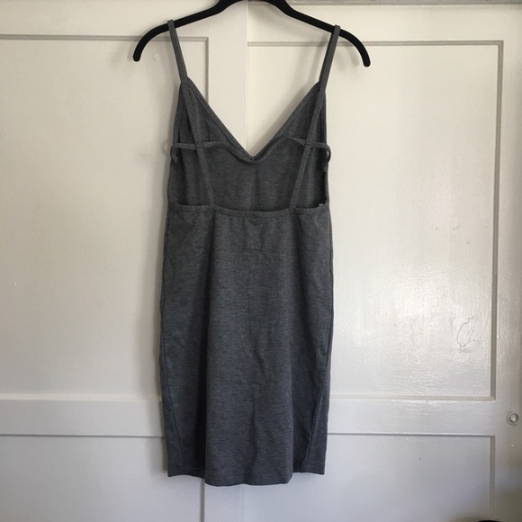 AA NWOT ponte Bixel dress size Large heather gray - Picture 7 of 12